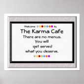 Poster Café Karma (Devant)
