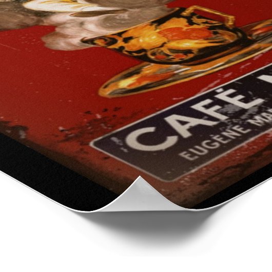 Poster Cafe Martin Genie (Coin)