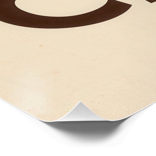 Poster Café minimal (Coin)