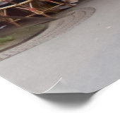 Poster Café Montparnasse Paris, photo de voyage (Coin)