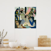 Poster Café par Ernst Ludwig Kirchner (Cuisine)