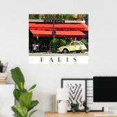 Poster Café Paris (Bureau à domicile)