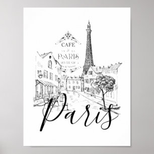 Poster Café Paris