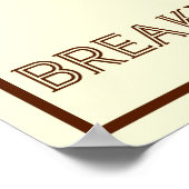 Poster Café Pour Petit Déjeuner (Coin)