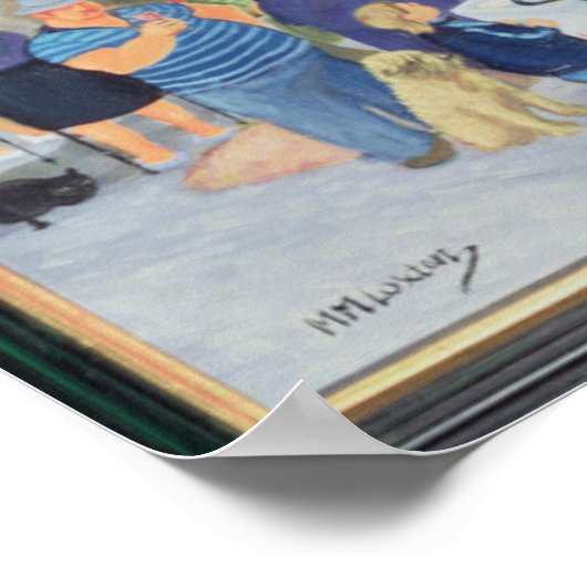 Poster Cafe Provence (Coin)