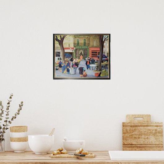 Poster Cafe Provence (Cuisine)