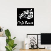 Poster Café Racer (Bureau à domicile)