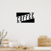Poster café rétro (Cuisine)