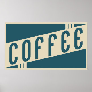Poster café rétro