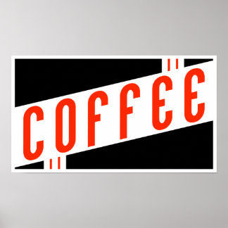 Poster café rétro