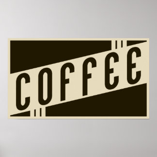 Poster café rétro