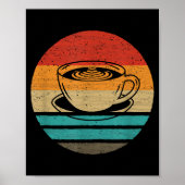 Poster Café Retro Style Vintage (Devant)