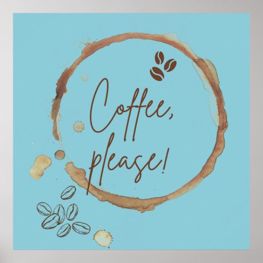 Poster Café S'Il Vous Plaît (Devant)