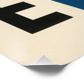 Poster Café structuré (Coin)