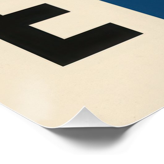 Poster Café structuré (Coin)