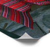 Poster Café sur le trottoir, Canée, Crète, Grèce (Coin)