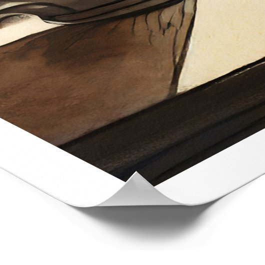 Poster Café sur Paris et l'affiche Tour Eiffel (Coin)