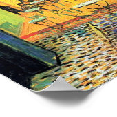 Poster Café Terrace at Night (1888) Vincent Van Gogh Art (Coin)