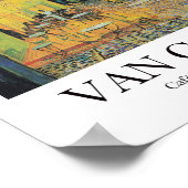 Poster Café Terrasse à la nuit par Vincent van Gogh (Coin)