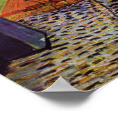 Poster Café Terrasse à la nuit par Vincent Van Gogh (Coin)