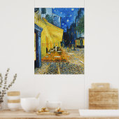 Poster Cafe Terrasse à Night Van Gogh Art Imprimer (Cuisine)