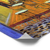 Poster Café Terrasse à Night Vincent van Gogh (Coin)