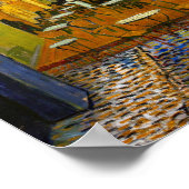 Poster Café Terrasse en soirée | Van Gogh | (Coin)