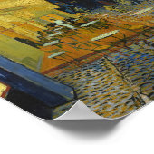 Poster Café Terrasse en soirée | Vincent Van Gogh (Coin)