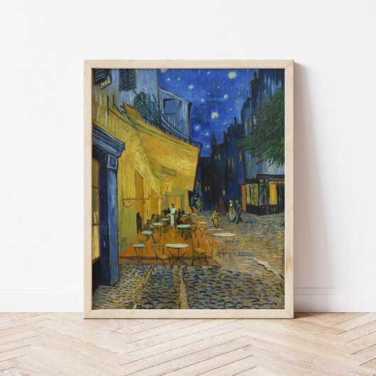 Poster Café Terrasse en soirée | Vincent Van Gogh
