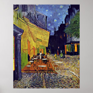 Poster Café Terrasse la nuit by Vincent Willem van Gogh