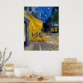 Poster Cafe Terrasse par Vincent van Gogh (Cuisine)