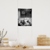 Poster Café Trucker, 1940. Photo vintage (Cuisine)