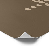 Poster Café, tu peux dormir quand tu es mort (Coin)