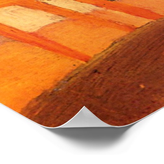 Poster Café turc par August Macke (Coin)