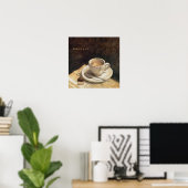 Poster Café vintage (Bureau à domicile)