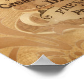 Poster Café vintage (Coin)