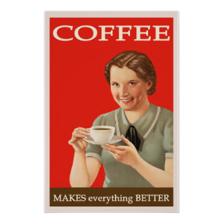 Poster Café Vintage