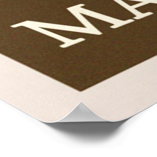 Poster Café vintage (Coin)