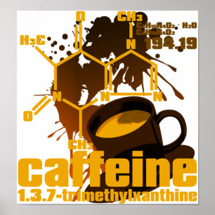 Poster Caféine