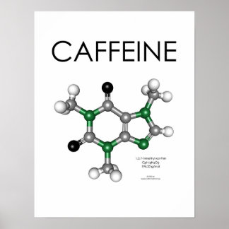 Poster Caféine 14*18 in - Eddition Starbucks...
