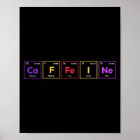 Caféine Molécule Café Formule chimique Chemisier