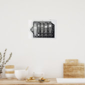 Poster Cafés royaux à l'abbaye de Westminster (Cuisine)