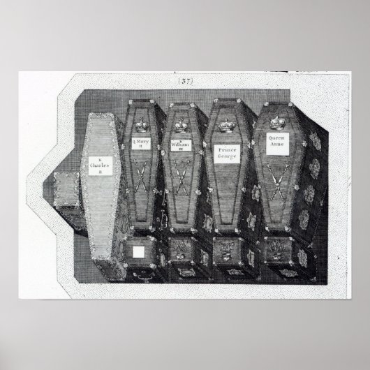 Poster Cafés royaux à l'abbaye de Westminster (Devant)