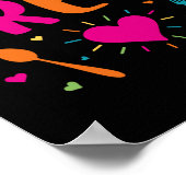 Poster Cafétéria Déjeuner dame Retour à l'école nouveauté (Coin)