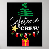 Poster Cafétéria Lady Crew Christmas Matching Femmes (Devant)