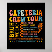 Cafétéria vintage Crew School Déjeuner Lady Cafété