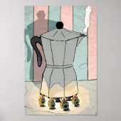 Poster Cafetière vintage (Devant)