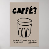 Poster Caffe (Devant)