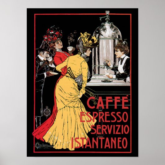 Poster Caffe Espresso (Devant)