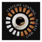 Poster Caffeine loading (Devant)